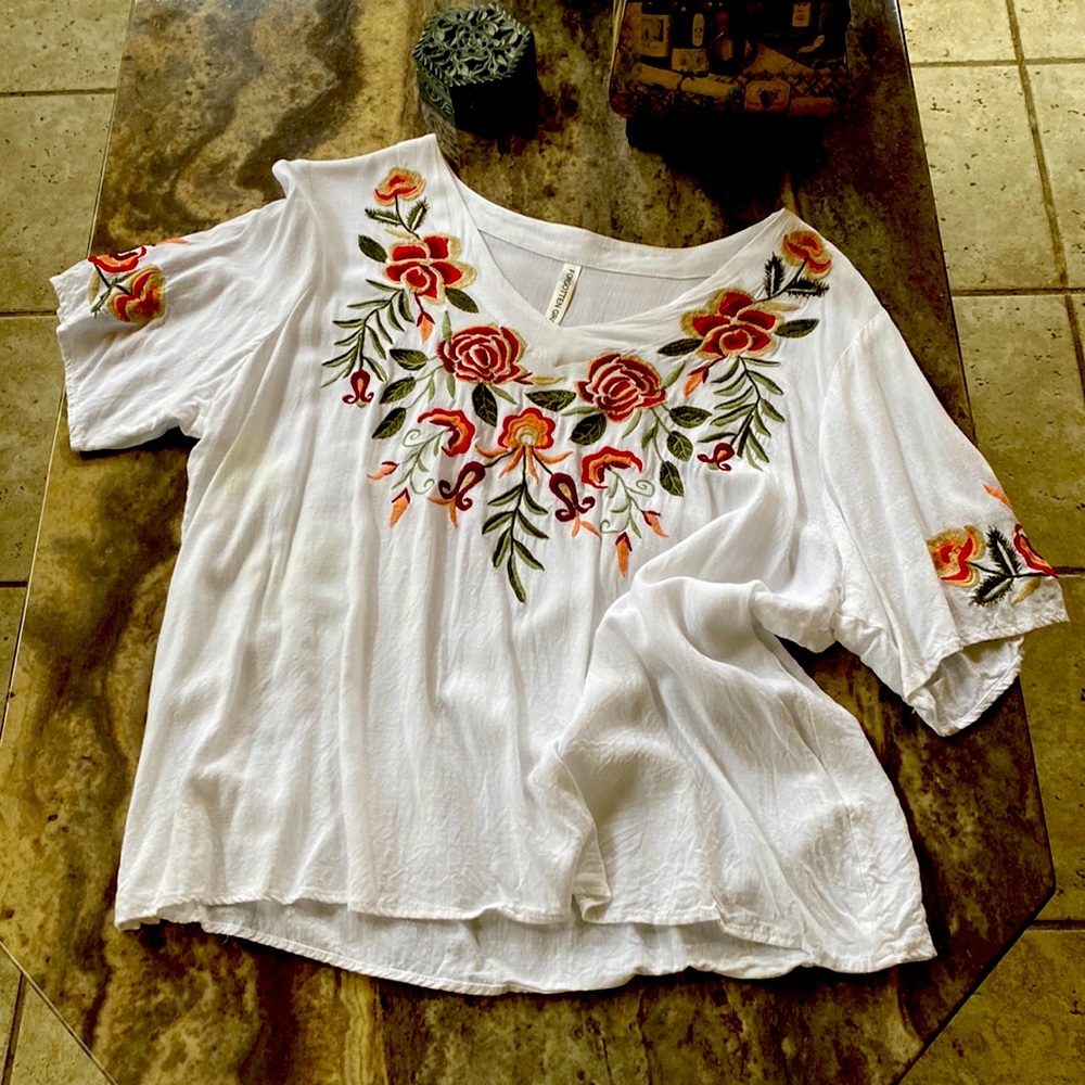 Boho hippie top